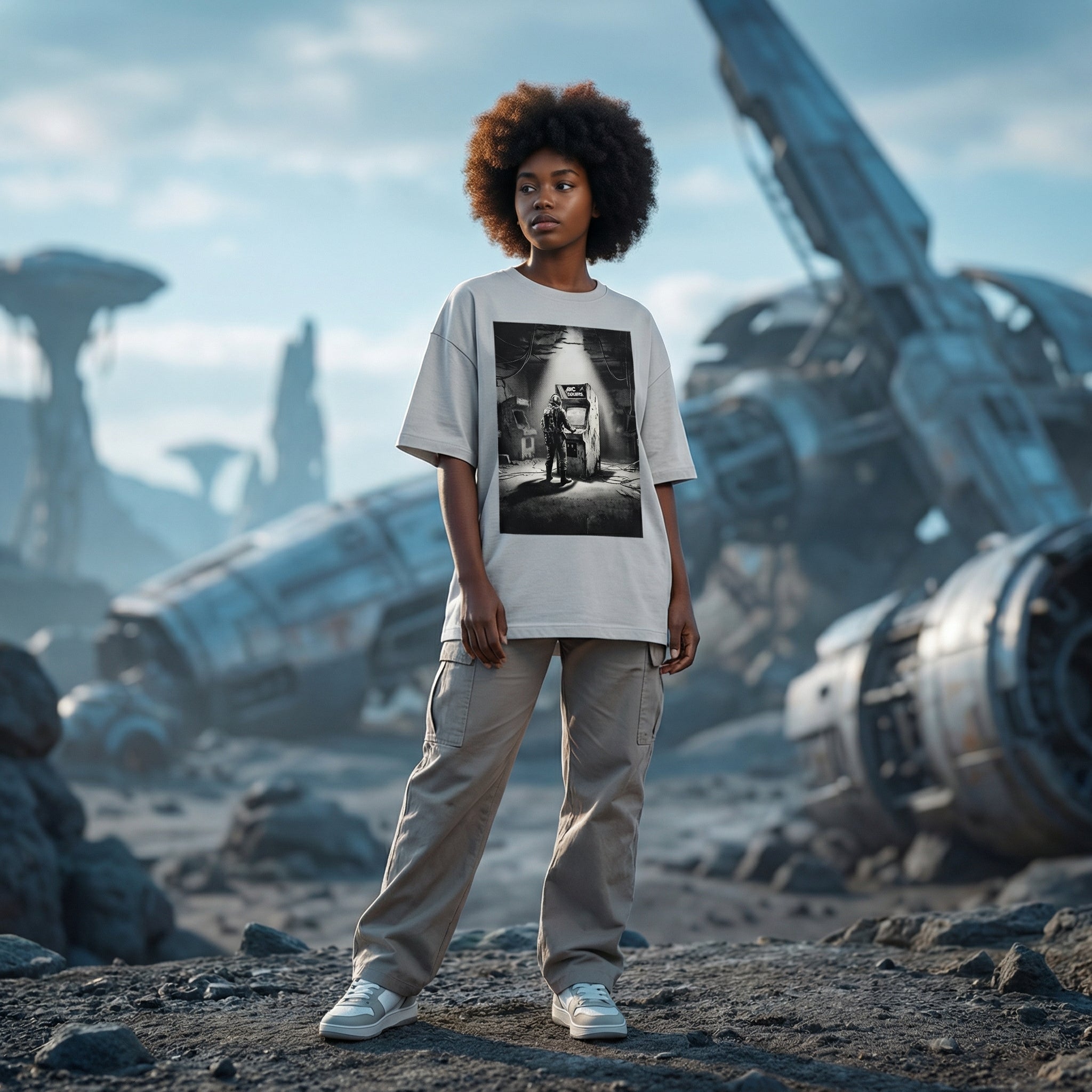 Arcade Break Oversized Tee