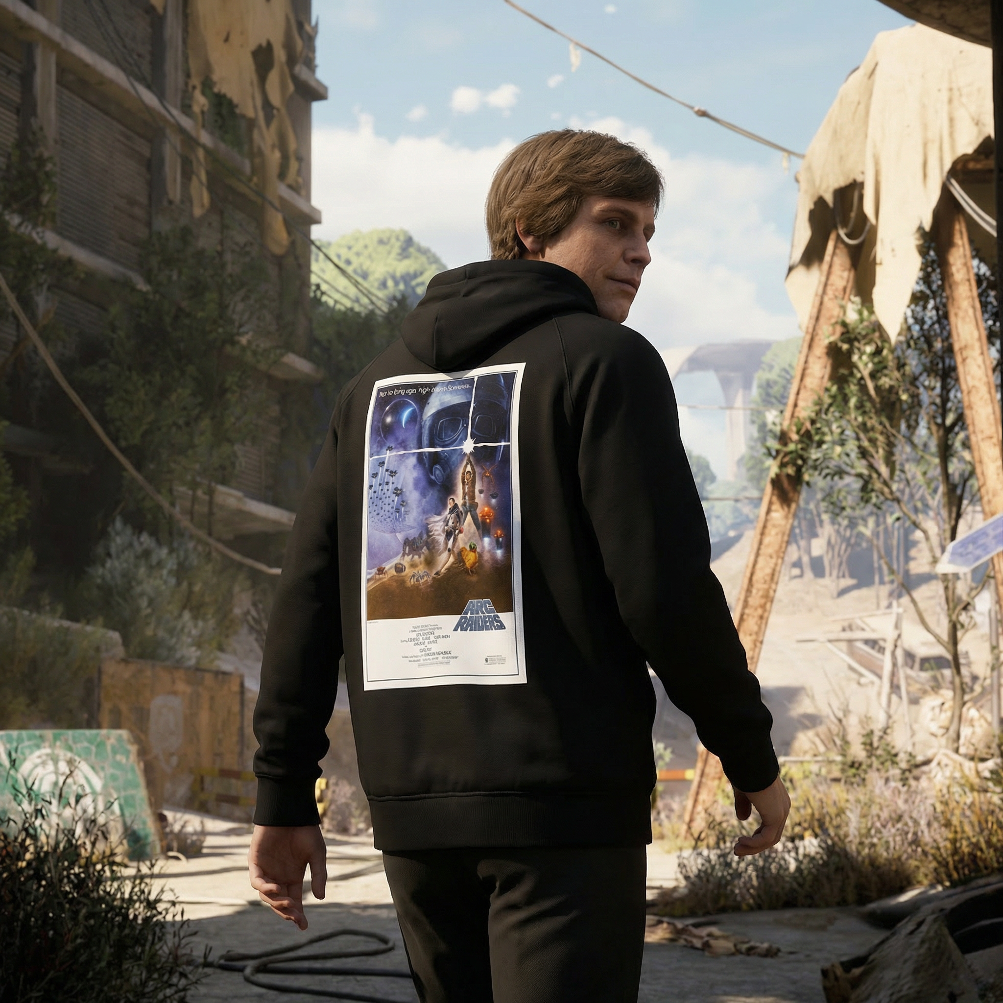 Galactic Signal Eco Hoodie